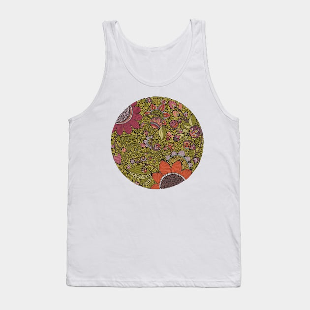 Circle Garden Tank Top by Valentina Harper